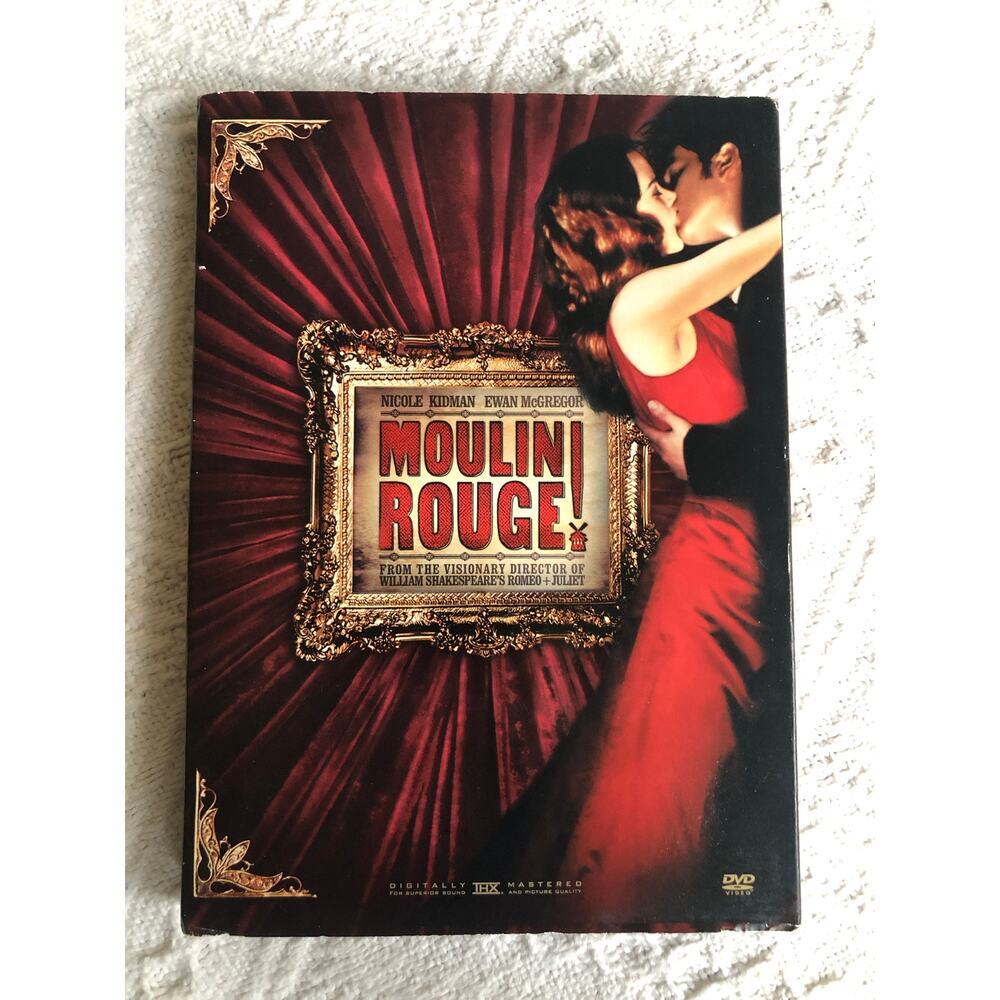 Moulin Rouge Widescreen Special Ed Dvd 2001 Movie‎ Nicole Kidman Ewan McGregor